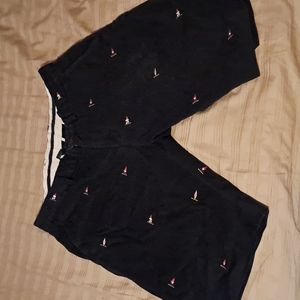 Ralph lauren polo nautical shorts size 34 waist dark navy blue